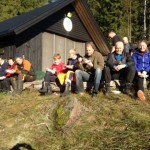 Flott dugnadsgjeng nyter velfortjent lunch