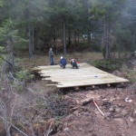 Her er det nesten bru!